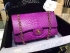 Chanel 2.55 original python skin purple